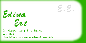 edina ert business card